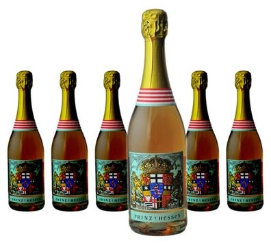 6 x Prinz von Hessen Brut Rosé Sekt – 2022