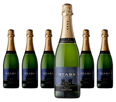 6 x Castillo Perelada Cava Stars Brut Nature – 2022