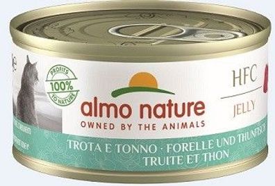 Almo Nature Adult Jelly Forelle & Thunfisch 24 x 70g