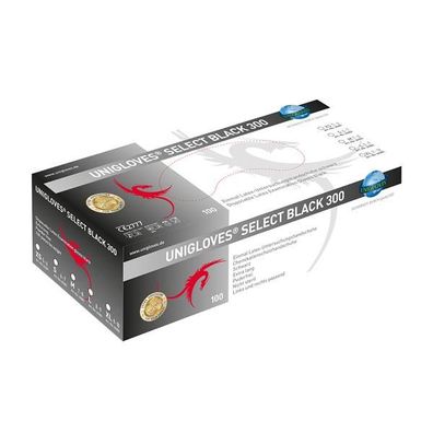Unigloves Select Black 300 Größe L 100 Stück