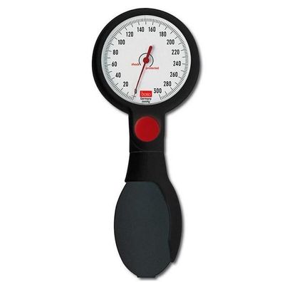 Manometer schwarz allein mit Druckball für boso egotest
