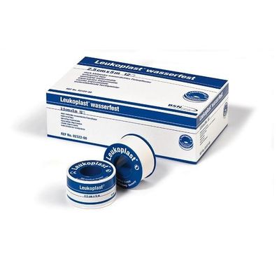 Leukoplast® wasserfest Fixierpflaster 5 m x 1,25 cm 1 Rolle