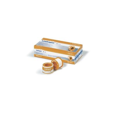 Leukopor® 9,2 m x 1,25 cm auf Kunststoffkern 24 Rollen