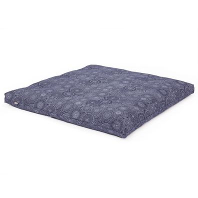 Meditationsmatte Zabuton Mandala dunkelblau