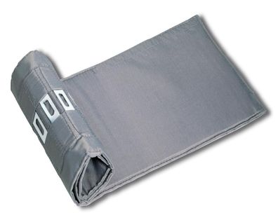 Hakenmanschette Sondermaß 14 x 55cm Zweischlauch schwarz