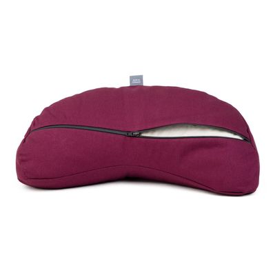Reise Meditationskissen Yogi Mond Mini ECO aubergine