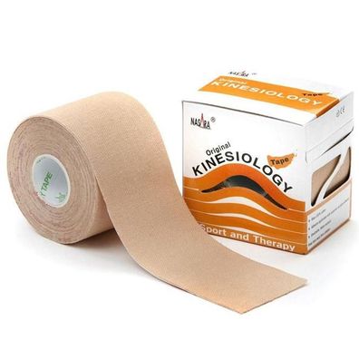 Nasara Kinesiologie Tape beige 5 cm x 5 m
