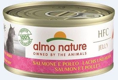 Almo Nature Adult Jelly Lachs & Huhn 48 x 70g