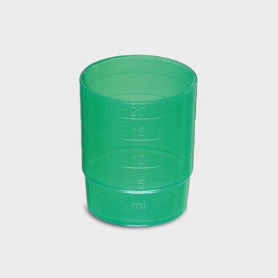 Mehrweg-Medikamentenbecher grün 60 Stück