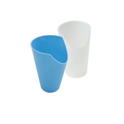 Trinkbecher mit Nasenausschnitt weiß-transparent