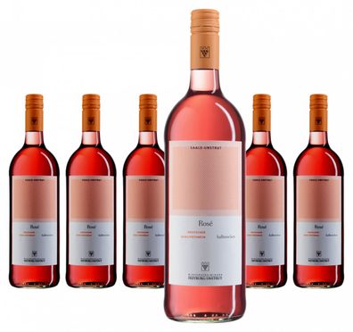 6 x WV Freyburg-Unstrut Rosé halbtrocken 1 Liter – 2024