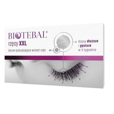 Biotebal XXL Wimpern-Wachstumsserum, 3 ml - Foerdert das Wimpernwachstum
