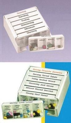 Medi 7 Medikamentendosierer für 7 Tage einsprachig