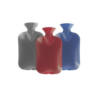 Wärmflasche mit Doppellamellen anthrazit