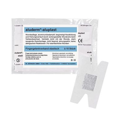 aluderm-aluplast elastisch Fingergelenkverband 10 Stück