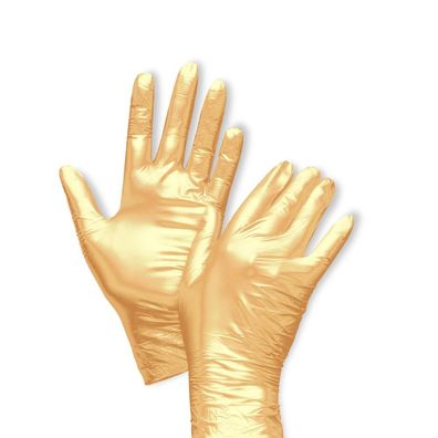 Unigloves Fancy Nitrilhandschuhe Gr. XS gold 100 Stück