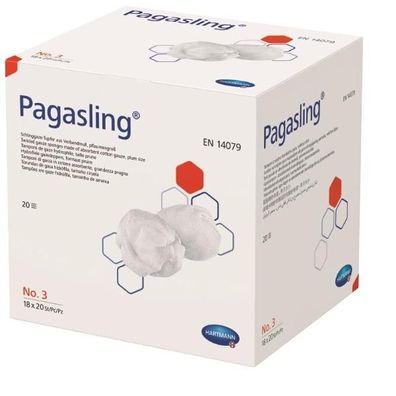 Pagasling® Schlinggazetupfer Gr. 3 18 x 20 Stück