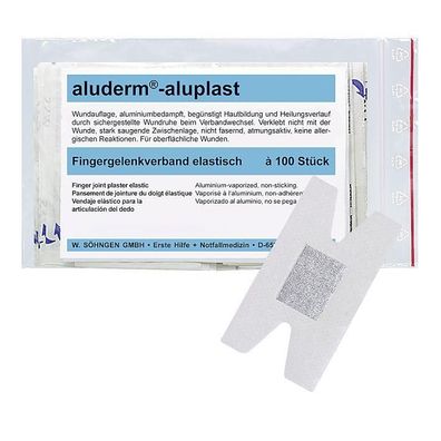 aluderm-aluplast elastisch Fingergelenkverband 100 Stück