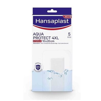 Hansaplast Aqua Protect 4XL 10 x 20 cm 5 Stück