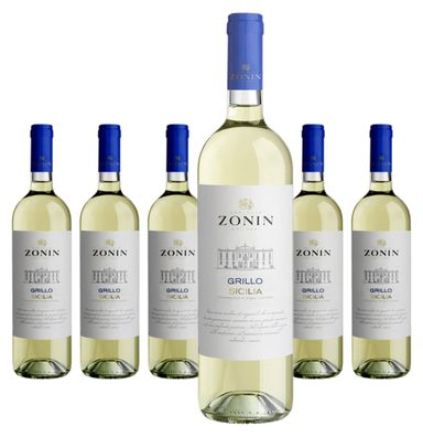 6 x Zonin Classici Grillo Sicilia DOC – 2023