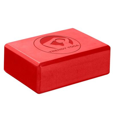 TrendyYogaBlock 23 x 15 x 7,5 cm rot