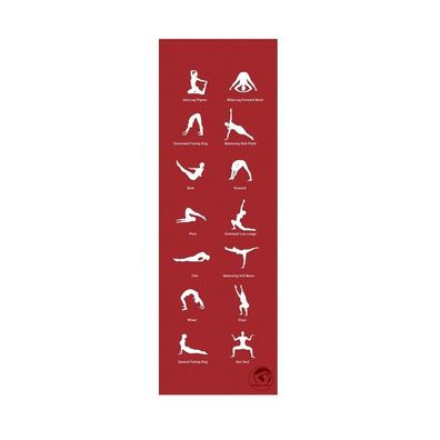 Trendy YogaMat HOME 180 x 60 x 0,5 cm rot