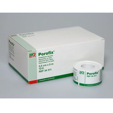 Porofix 2,5 cm x 5 m 1 Rolle