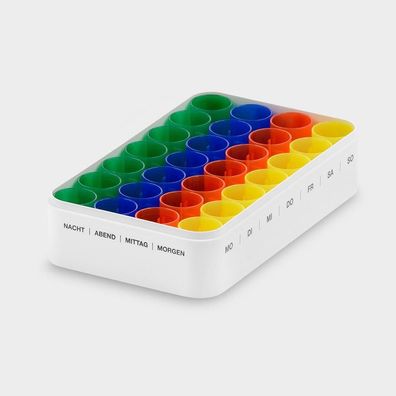 Wochendispenser melipul 7x4 mit 28 Bechern ohne Stapeldeckel