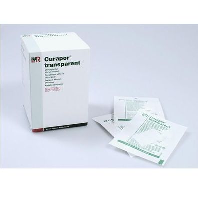 Curapor transparent Wundverband steril 7 x 5 cm 50 Stück