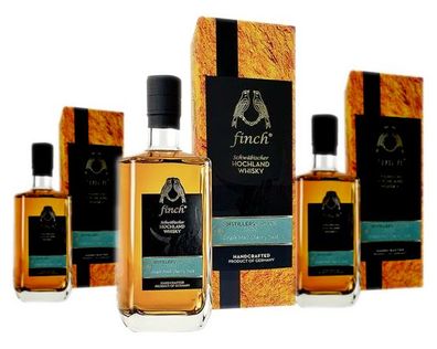 3 x finch Whiskydestillerie finch DistillersChoice Single Malt Sherry 8yo