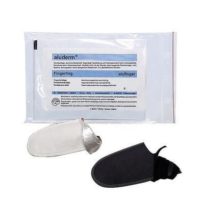 aluderm-alufinger Set 1 mit Lederfingerling
