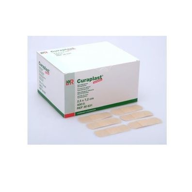 Curaplast sensitive Strips 2,5 x 7,2 cm 500 Strips in Faltsc