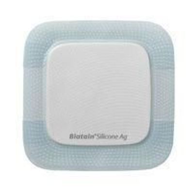 Biatain Ag Silicone Schaumverband 7,5 x 7,5 cm 5 Stück