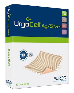 UrgoCell Silver Schaumstoffkompresse 6 x 6 cm 10 Stück