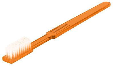 Einmal-Zahnbürsten orange mit Zahnpasta 100 Stück