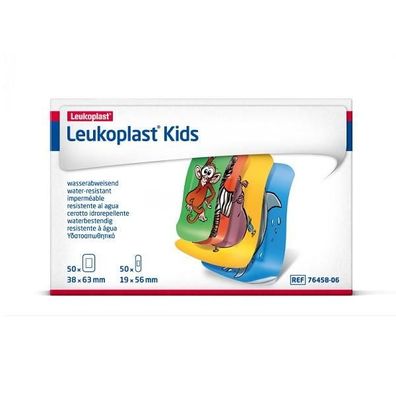 Leukoplast® kids WundpflasterTiermotive 100 Strips 2 Größen