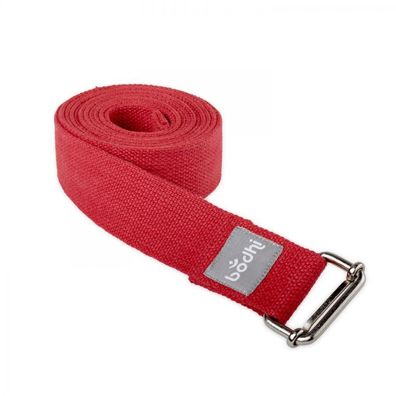Yogagurt ASANA BELT Schiebeschnalle weinrot