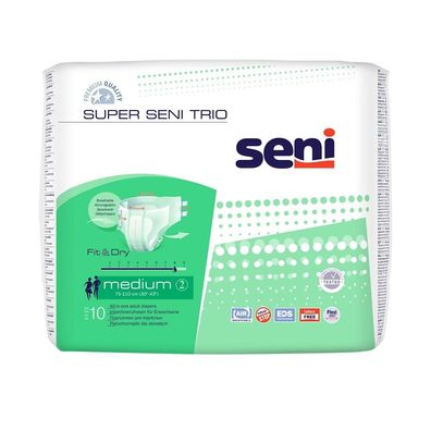 Seni Super Trio medium Inkontinenzhosen 10 Stück