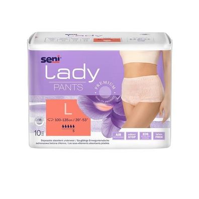 Seni® Lady Pants large Umfang 100 bis 135cm 10 Stück