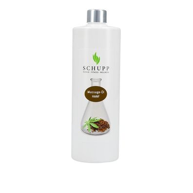 Massage-Öl Hanf 500 ml + Spender
