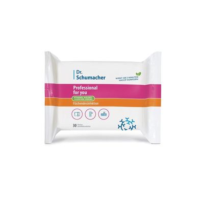 Professional for You Desinfektionstücher Fläche 30 St