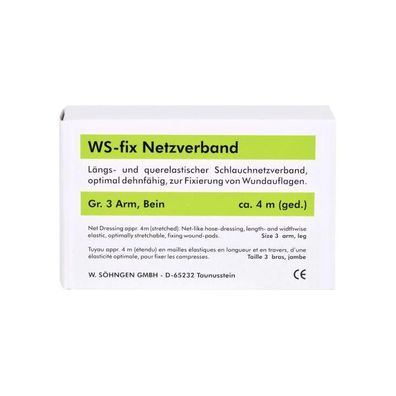 Netzverband 4 Meter Gr. 3 für Arm, Bein