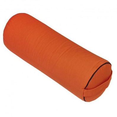 Yoga Bolster Classic Dinkelfüllung terracotta