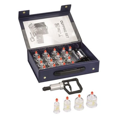 Acryl-Schröpf-Gläser-Set 10-teilig mit Pumpe