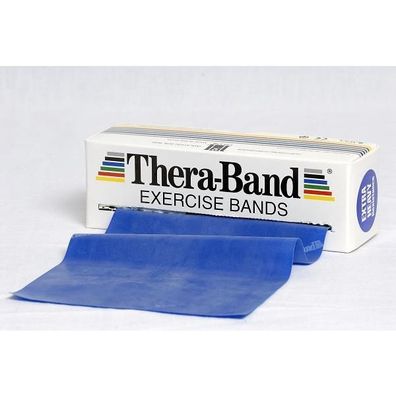 TheraBand Übungsband 5,5 m extra stark blau