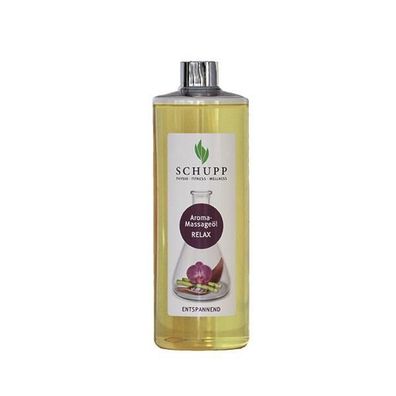 Aroma-Massageöl Relax 500 ml + Spender