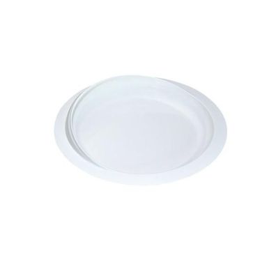 Teller mit Randerhöhung weiß