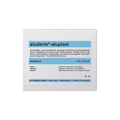 aluderm-aluplast elastisch Wundverbandpflaster 1 m x 6 cm
