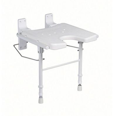 TOMTAR® Duschklappsitz 9404-A höhenverstellbar ohne Pad