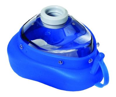 Ambu Transparente Silikon-Gesichtsmaske Größe 6 blau